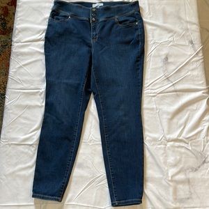 Lane Bryant, flex waist high-rise jeggings, size 18. In great condition.